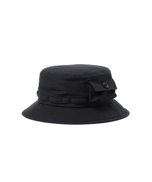 BEAMS PLUS(ビームスプラス)の「【別注】Lost & Found / MIL Jungle Hat Cotton Ripstop(ハット・メンズ・ブラック/オリーブ/ネイビー・ONE SIZE)」の1枚目の写真