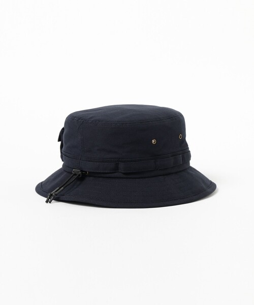 BEAMS PLUS(ビームスプラス)の「【別注】Lost & Found / MIL Jungle Hat Cotton Ripstop(ハット・メンズ・ブラック/オリーブ/ネイビー・ONE SIZE)」の4枚目の写真
