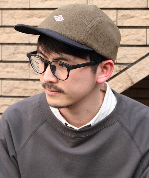 DANTON(ダントン)の「DANTON/ダントン フリースジェットキャップ FLEECE JET CAP DT-H0311 MFS(キャップ・メンズ・チャコールグレー/オリーブ/ブラック/ライトベージュ・FREE)」の4枚目の写真