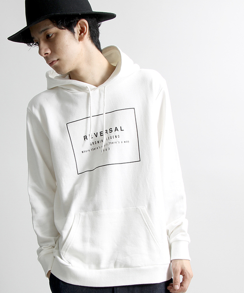 WEGO（ウィゴー）の「WEGO/インテリジェントプルパーカー（パーカー・メンズ・ホワイト系その他/ホワイト・MEDIUM/LARGE）」の2枚目の写真