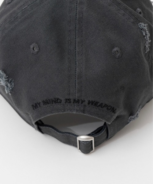 MAISON SPECIAL（メゾンスペシャル）の「【NEW ERA × MAISON SPECIAL】NEW ERA Collaboration PRIZE OUT Logo Crash Cap/ニューエラコラボレーションPRIZE OUTロゴクラッシュキャップ【MAISON SPECIAL/メゾンスペシャル】（キャップ・レディース・チャコールグレー・FREE）」の6枚目の写真