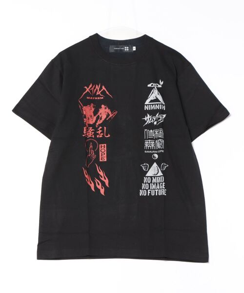 SAMURAI CORE(サムライコア)の「◆SAMURAI CORE x MAYHEM◆Graphic Design T(Tシャツ/カットソー・メンズ・ブラック/ホワイト・LARGE/MEDIUM)」の1枚目の写真