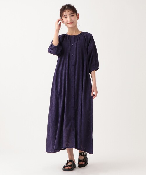新品　Afternoon Tea アフタヌーンティー　 ワンピース　マキシ丈 AfternoonTea - アフタヌーンティー 布帛切替ワンピース ロング