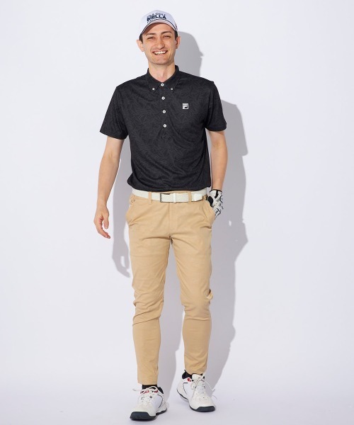 FILA GOLF（フィラゴルフ ）の「【FILA GOLF/フィラゴルフ】半袖ポロシャツ　吸汗速乾　UVカット　ゴルフ（シャツ/ブラウス・メンズ・ネイビー/ブラック/ホワイト・MEDIUM/X-LARGE/LARGE）」の11枚目の写真