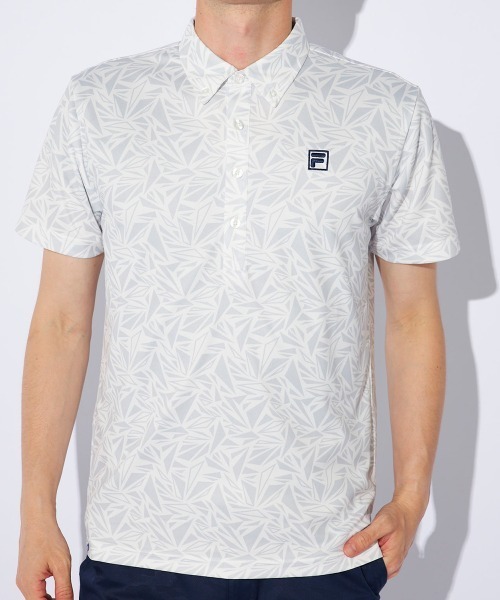 FILA GOLF（フィラゴルフ ）の「【FILA GOLF/フィラゴルフ】半袖ポロシャツ　吸汗速乾　UVカット　ゴルフ（シャツ/ブラウス・メンズ・ネイビー/ブラック/ホワイト・MEDIUM/X-LARGE/LARGE）」の22枚目の写真