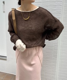 シアーモヘヤプルオーバー