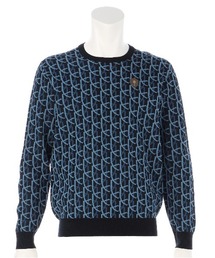 Felisi Golf（フェリージゴルフ）の「メンズ｜Felisi Golf（フェリージ ゴルフ） モノグラムクルーネックニット MS MONOGRAM CREW NECK KNIT（ニット/セーター・メンズ）」