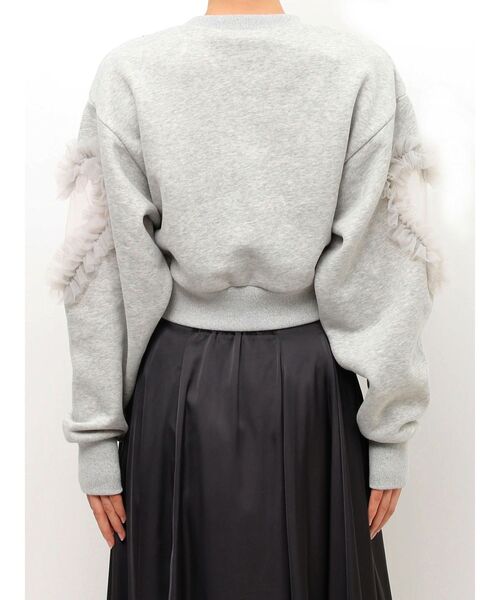 MERCURYDUO（マーキュリーデュオ）の「アームモチーフ裏毛カットソー（Tシャツ/カットソー・レディース・オフホワイト/ライトグレー・FREE）」の16枚目の写真