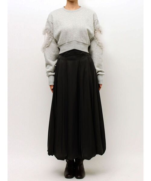 MERCURYDUO（マーキュリーデュオ）の「アームモチーフ裏毛カットソー（Tシャツ/カットソー・レディース・オフホワイト/ライトグレー・FREE）」の21枚目の写真