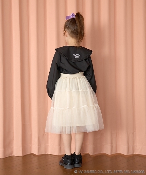 セール】【サンリオキャラクターズ】クロミフリル衿ブラウス&リボン