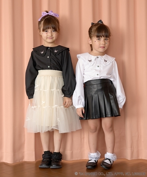 セール】【サンリオキャラクターズ】クロミフリル衿ブラウス&リボン