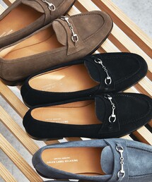 green label relaxing | GLR スエード ソフト ビット ローファー(ローファー)