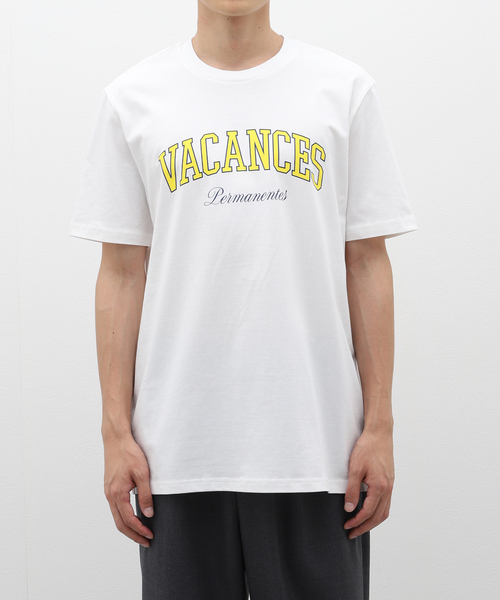 417 EDIFICE（フォーワンセブンエディフィス）の「”VACANCE PERMANENTES” COLLEGE BLANC TEE（Tシャツ/カットソー・メンズ・ホワイト・MEDIUM/LARGE）」の2枚目の写真