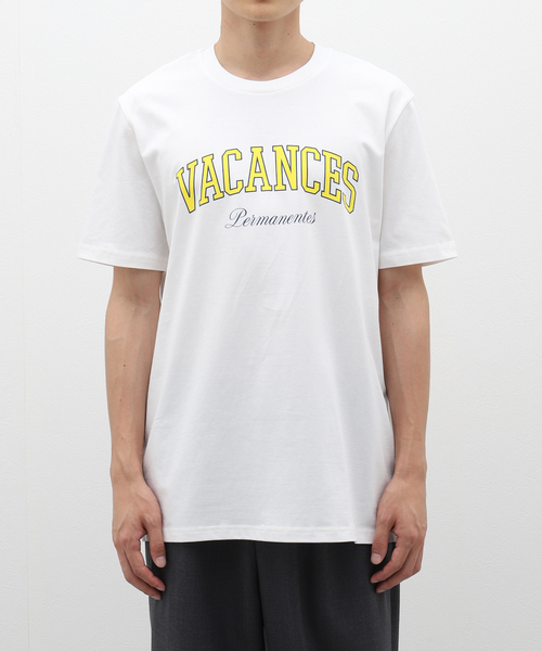 417 EDIFICE（フォーワンセブンエディフィス）の「”VACANCE PERMANENTES” COLLEGE BLANC TEE（Tシャツ/カットソー・メンズ・ホワイト・MEDIUM/LARGE）」の4枚目の写真