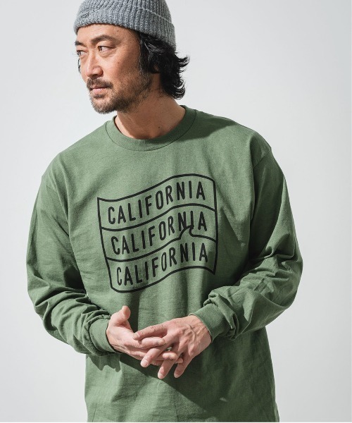 OFFSHORE(オフショア)の「【ZOZO限定】CALIFORNIA LOGO L/STEE(Tシャツ/カットソー・メンズ・ホワイト/ブラック/カーキ・M/L/XL)」の3枚目の写真