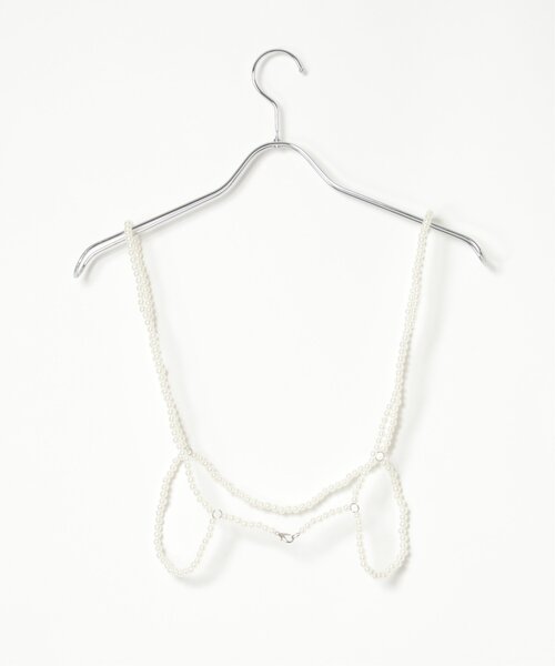 VENCEEXCHANGE（ヴァンスエクスチェンジ）の「パールハーネス（サスペンダー・レディース・ホワイト・FREE）」の3枚目の写真