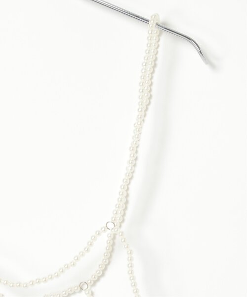 VENCEEXCHANGE（ヴァンスエクスチェンジ）の「パールハーネス（サスペンダー・レディース・ホワイト・FREE）」の4枚目の写真