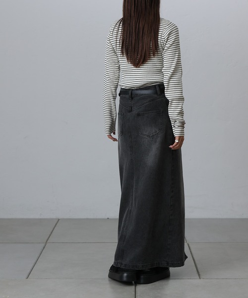 COLONY 2139（コロニートゥーワンスリーナイン）の「抗ピルPBTリブタートルニット（ニット/セーター・レディース・オフホワイト/グレー/ブラック/ホワイト/レッド・FREE）」の12枚目の写真