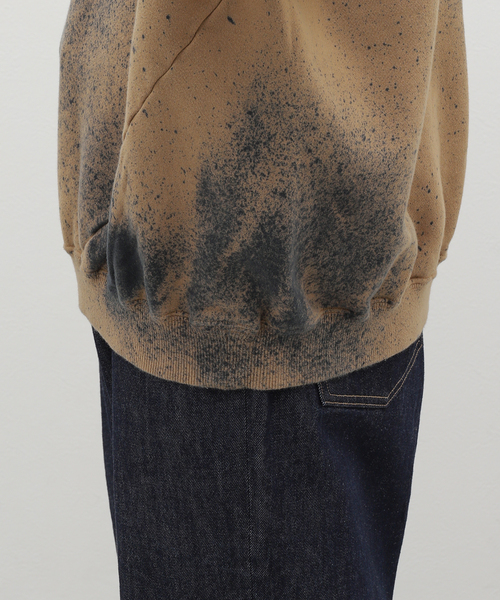 NOMA t.d.(ノーマティーディー)の「NOMA t.d.(ノーマ ティーディー) Hand Dyed Twist Sweat Mist N38-CS01C(スウェット・メンズ・ベージュ・2/3)」の7枚目の写真