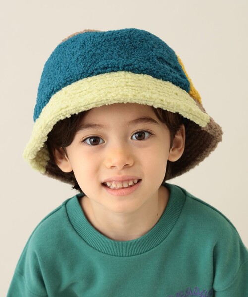 BEAMS mini(ビームスミニ)の「ボア バケット ハット 2024FW(ハット・キッズ・その他/その他1・ONE SIZE)」の4枚目の写真