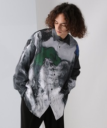 HARE（ハレ）の「【UNISEX】ニホンガソウガラシャツ  by MAO KAWASAKI (HARE)（シャツ/ブラウス・メンズ）」