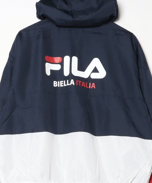 FILA(フィラ)の「フィラ FILA 撥水裏トリコットウィンドジャケット(ナイロンジャケット・レディース・ブラック×ホワイト/ダークブルー/グレー×ピンク・XL/M/L/S)」の5枚目の写真