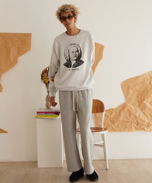 Healthknit(ヘルスニット)の「Healthknit CLASSIC SWEAT L/S Bach (54020)(スウェット・メンズ・マスタード/グレー/サンドベージュ・LARGE/MEDIUM/X-LARGE)」の5枚目の写真