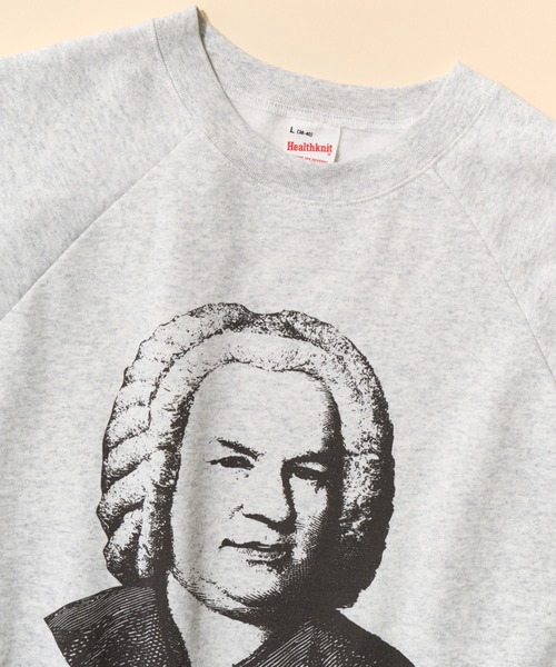 Healthknit(ヘルスニット)の「Healthknit CLASSIC SWEAT L/S Bach (54020)(スウェット・メンズ・マスタード/グレー/サンドベージュ・LARGE/MEDIUM/X-LARGE)」の8枚目の写真