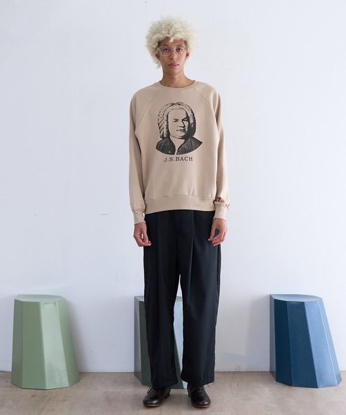 Healthknit(ヘルスニット)の「Healthknit CLASSIC SWEAT L/S Bach (54020)(スウェット・メンズ・マスタード/グレー/サンドベージュ・LARGE/MEDIUM/X-LARGE)」の11枚目の写真