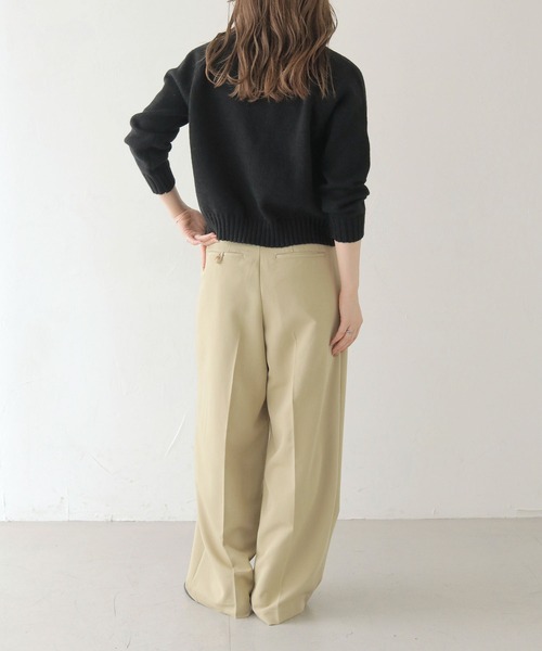 HER CLOSET(ハークローゼット)の「【shemoshelly】ショート丈ダブルジップニットカーディガン(カーディガン/ボレロ・レディース・ライトグレー/オレンジ/ブラック/アイボリー・M)」の21枚目の写真