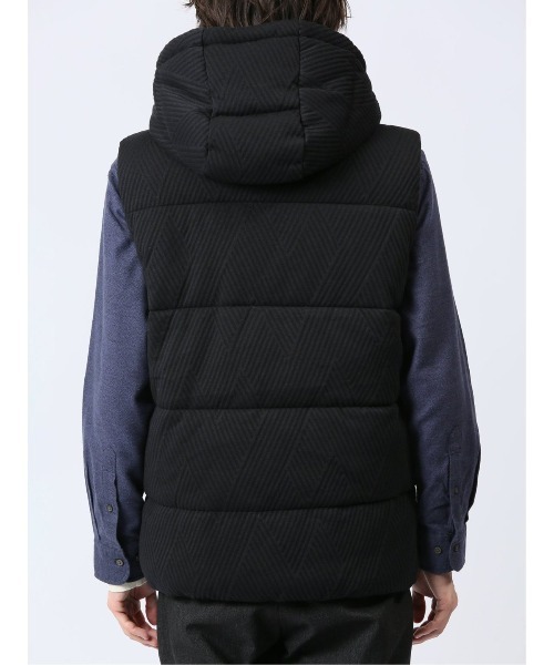タカキュー フード脱着 ふくれジャガード 中綿ベスト（ベスト）｜TAKA-Q（タカキュー）