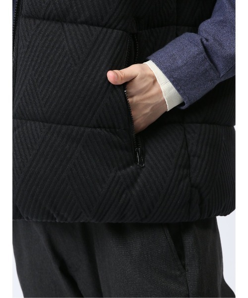 タカキュー フード脱着 ふくれジャガード 中綿ベスト（ベスト）｜TAKA-Q（タカキュー）