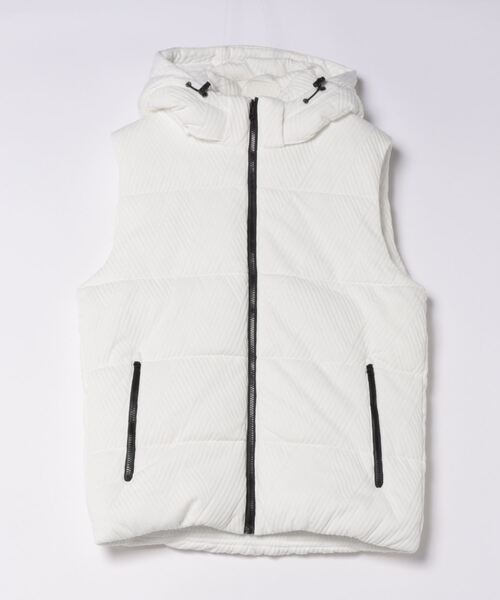 タカキュー フード脱着 ふくれジャガード 中綿ベスト（ベスト）｜TAKA-Q（タカキュー）