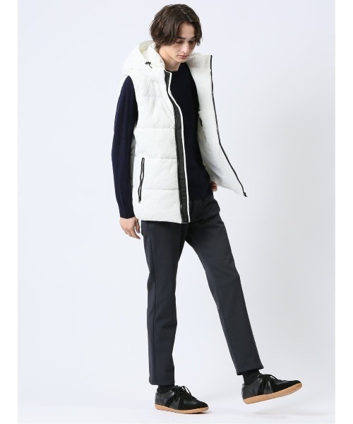 タカキュー フード脱着 ふくれジャガード 中綿ベスト（ベスト）｜TAKA-Q（タカキュー）