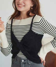フェザーツイストリボンビスチェ