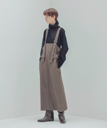 DRESSLAVE（ドレスレイブ）の「T/W boxy jumper skirt(ボクシーシルエットジャンパースカート)（ジャンパースカート）」