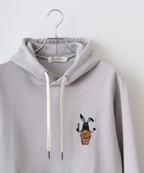 【セール】SHABBY シャビ刺繍ポテト プルオーバーパーカー / フーディー unisex（パーカー）｜FUNALIVE（ファンアライブ）