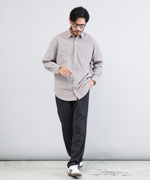 jiggys shop(ジギーズショップ)の「イージーケアストレッチレギュラーカラーブロードシャツ(シャツ/ブラウス・メンズ・グレー/ブルー/ブラック/ホワイト・LARGE/X-LARGE/SMALL/MEDIUM)」の8枚目の写真