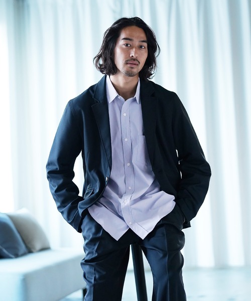 jiggys shop(ジギーズショップ)の「イージーケアストレッチレギュラーカラーブロードシャツ(シャツ/ブラウス・メンズ・グレー/ブルー/ブラック/ホワイト・LARGE/X-LARGE/SMALL/MEDIUM)」の11枚目の写真