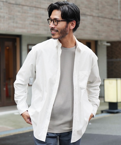 jiggys shop(ジギーズショップ)の「イージーケアストレッチレギュラーカラーブロードシャツ(シャツ/ブラウス・メンズ・グレー/ブルー/ブラック/ホワイト・LARGE/X-LARGE/SMALL/MEDIUM)」の20枚目の写真