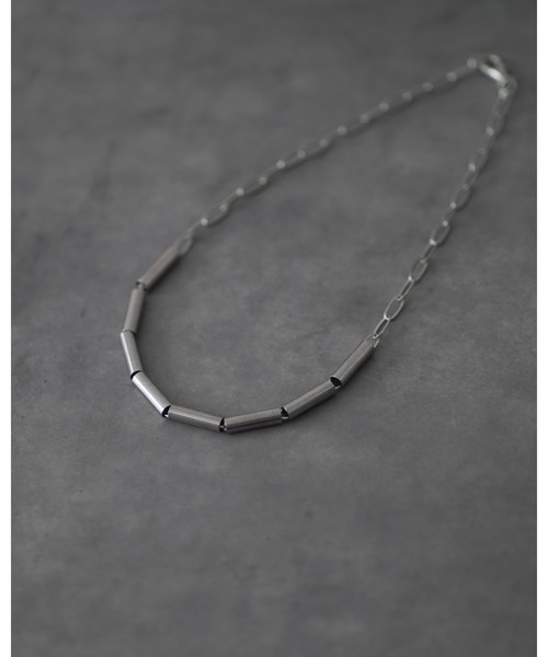 ETELIO（エテリオ）の「SILVER925コーティングメタルアンカー＆パイツパーツチェーンネックレス【自由調節】（ネックレス・メンズ・シルバー/シルバー系1・F）」の20枚目の写真