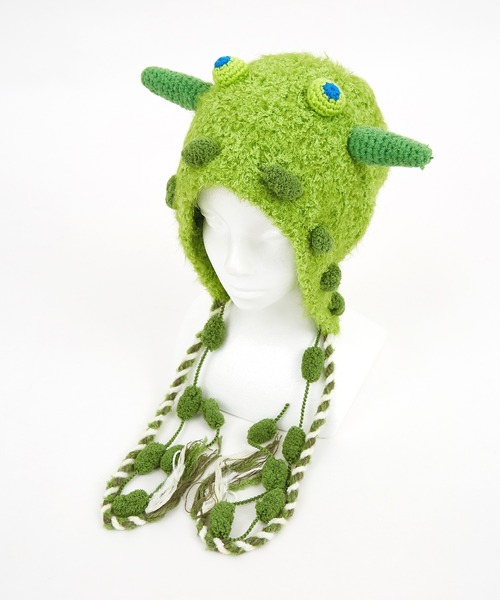 MACKIEマッキー新品ニット帽yarmoワンピ、nah様 MACKIEマッキー新品ニット帽yarmoワンピ、nah様