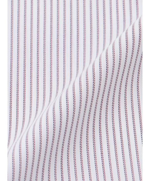 Perfect Suit FActory（パーフェクトスーツファクトリー）の「【ノンアイロン】ボタンダウンシャツ【クラシコ】レッド/ネイビー（ビジネスシャツ・メンズ・ネイビー/レッド・LL/M/L/S）」の5枚目の写真