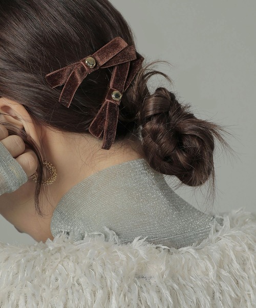 conoco アクセサリー クリップ ヘアクリップ バレッタ ブローチ