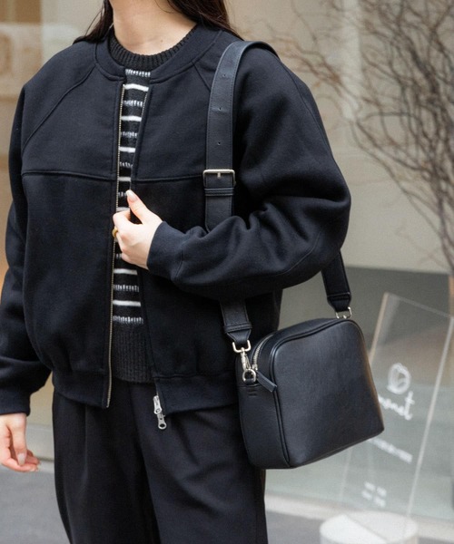 FORK&SPOON（フォークアンドスプーン）の「FORK&SPOON　裏毛ジップカーディガン（カーディガン/ボレロ・レディース・ブラック/グレー系その他/ベージュ・1）」の12枚目の写真