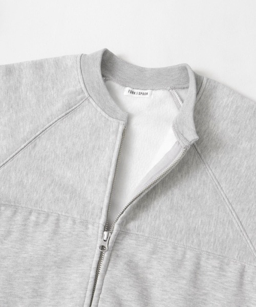 FORK&SPOON（フォークアンドスプーン）の「FORK&SPOON　裏毛ジップカーディガン（カーディガン/ボレロ・レディース・ブラック/グレー系その他/ベージュ・1）」の17枚目の写真