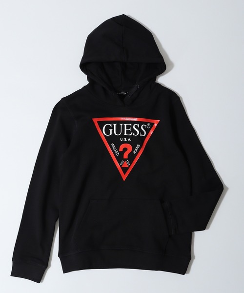 セール】GUESS HOODED FLEECE_CORE パーカー（パーカー）｜Guess