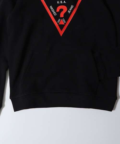 Guess(ゲス)の「GUESS HOODED FLEECE_CORE パーカー(パーカー・キッズ・ヘザーグレー/ブラック・16/12/10/8)」の5枚目の写真