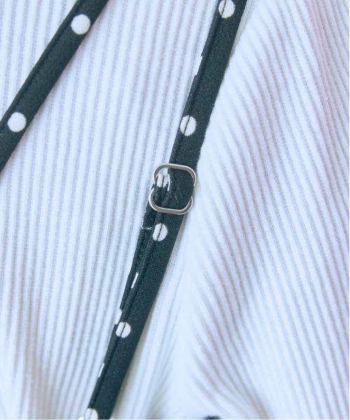 marun(マルン)の「<大きいサイズ>カットジャージーキャミワンピース marun(ワンピース・レディース・ブラック/ホワイト系/ブラック系・L/LL/3L/4L/5L)」の16枚目の写真