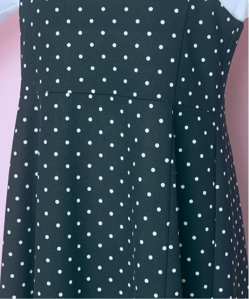 marun(マルン)の「<大きいサイズ>カットジャージーキャミワンピース marun(ワンピース・レディース・ブラック/ホワイト系/ブラック系・L/LL/3L/4L/5L)」の14枚目の写真